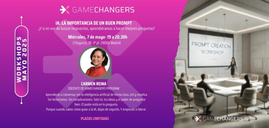 Evento Gamechangers 7 Mayo